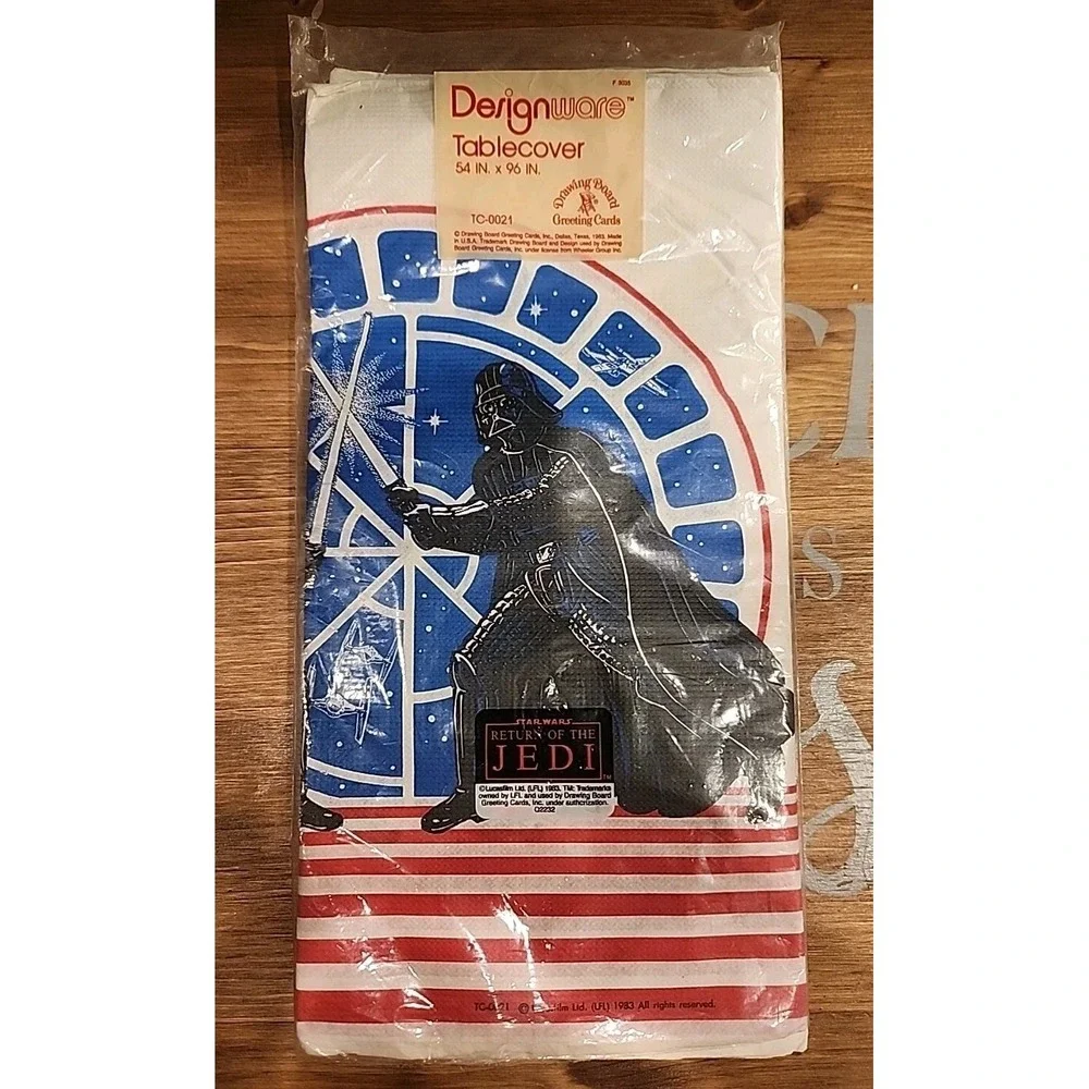 Vintage 1983 DesignWare Star Wars Return Of The Jedi Table cover 54